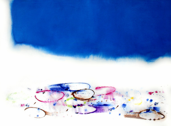 Stopy kroužení pod mrakem